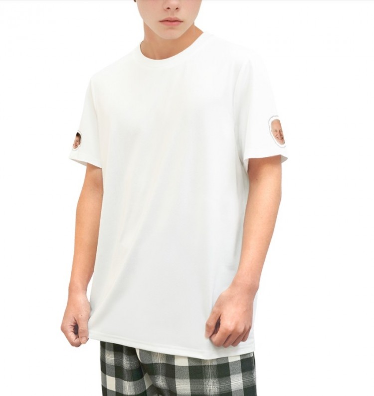【1枚からOK】オーダーメイド Tシャツ 半袖 AI合成写真 未来 過去 幼少期 老年 オリジナルデザイン サプライズギフト 記念日 誕生日プレゼント SNS映え 恋人 友達 家族 ユニセックス 7