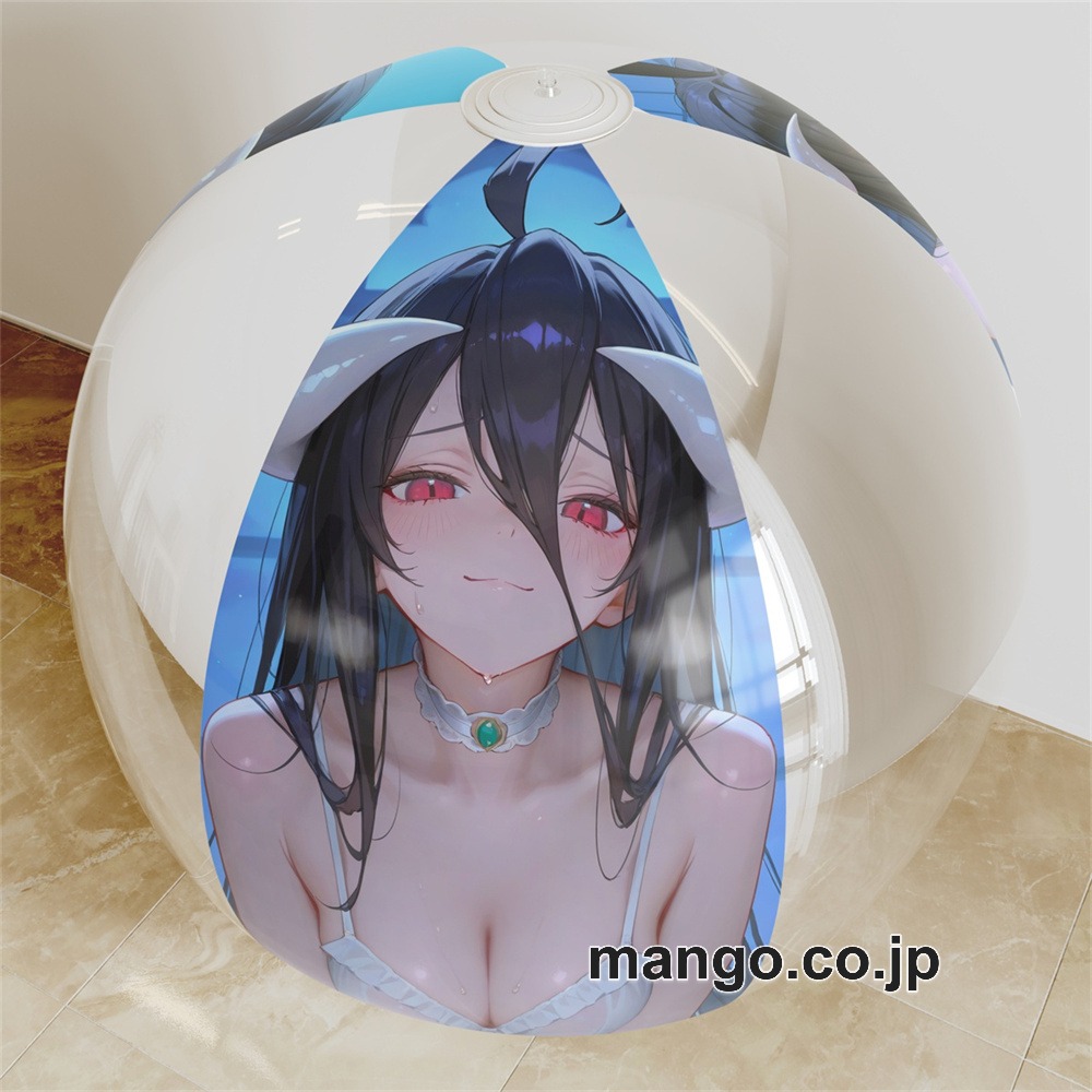 アニメ キャラクター ビーチボール【オーバーロード】アルベド 海洋ボール PVC製 キャラクターグッズ コレクション用