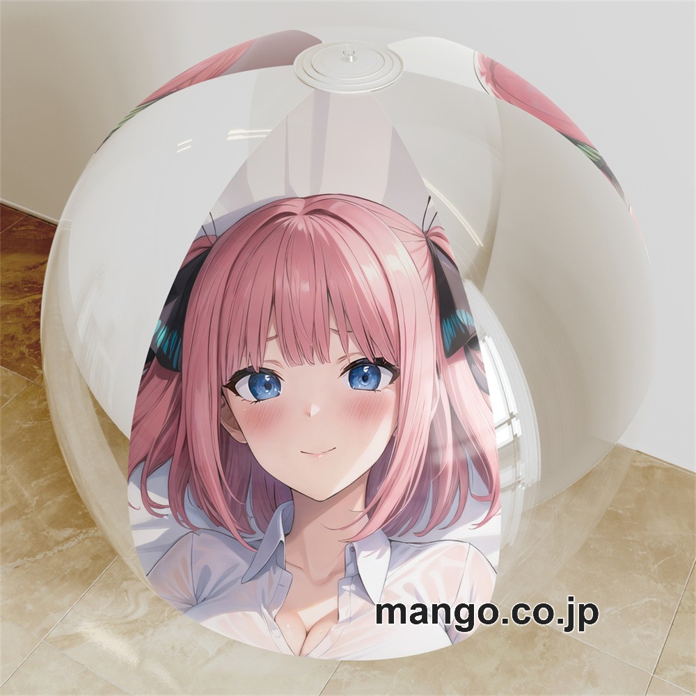 アニメ キャラクター ビーチボール【五等分の花嫁】中野二乃 海洋ボール PVC製 キャラクターグッズ コレクション用