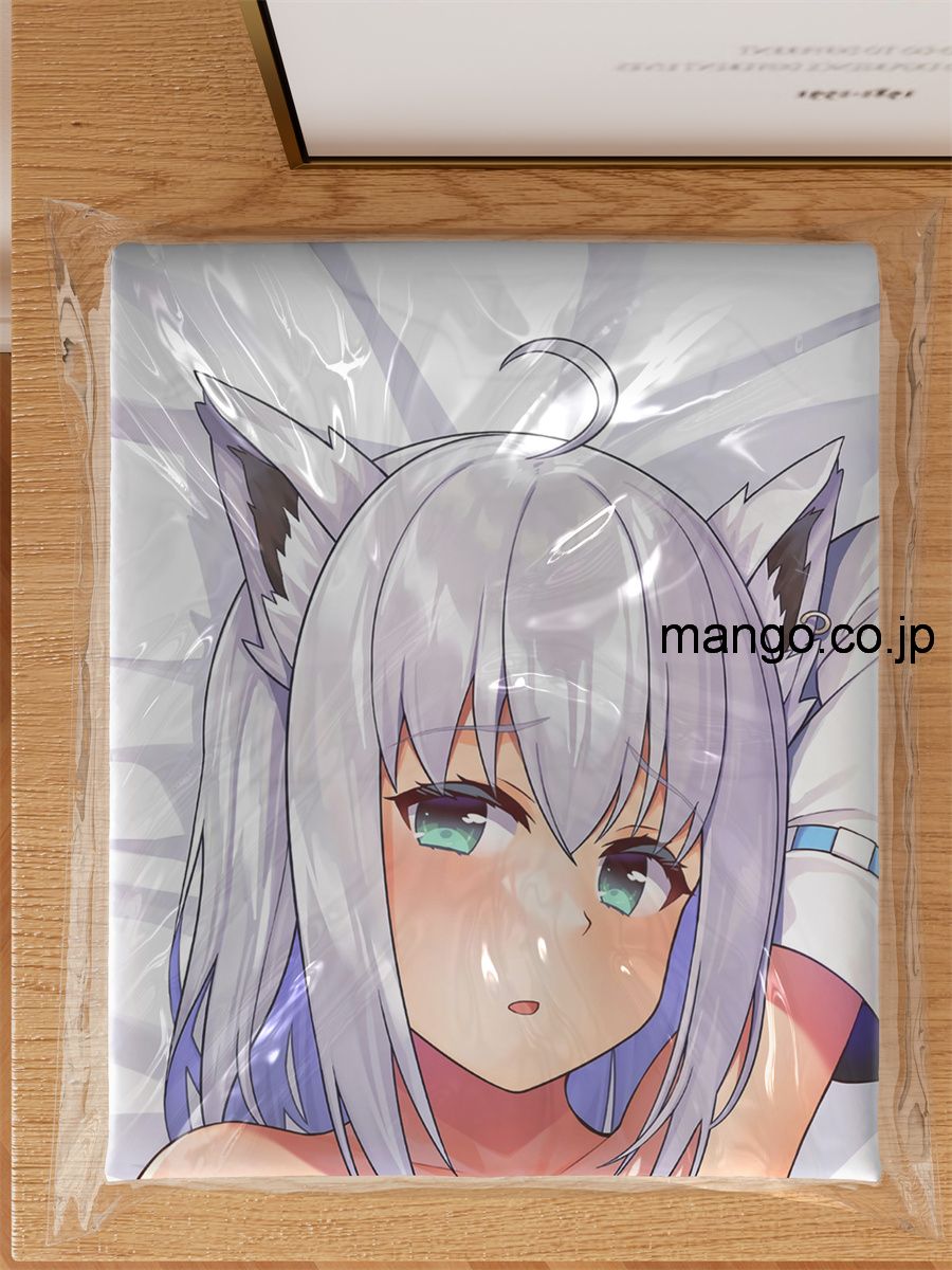 【過激 R18禁】アニメ抱き枕カバー 【バーチャルYoutuber】 白上フブキ 大型クッション キャラクターグッズ PVC製 コレクション用 3