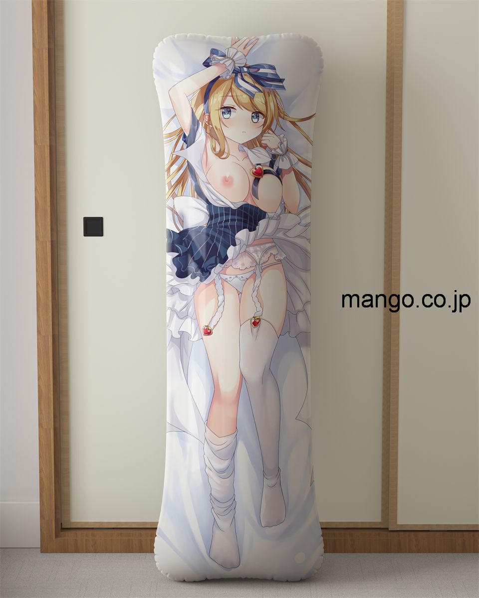 【過激 R18禁】アニメ抱き枕カバー 【バーチャルYoutuber】 絵夢アリス 大型クッション キャラクターグッズ PVC製 コレクション用 2