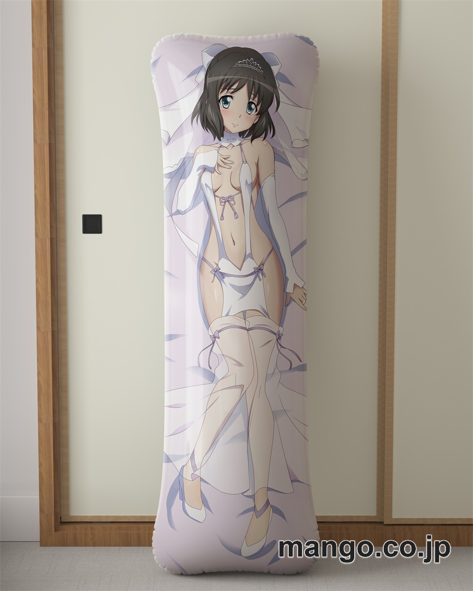 アニメ抱き枕カバー【戦姫絶唱シンフォギア】ウエディングビキニ小日向未来大型クッションキャラクターグッズPVC製コレクション用