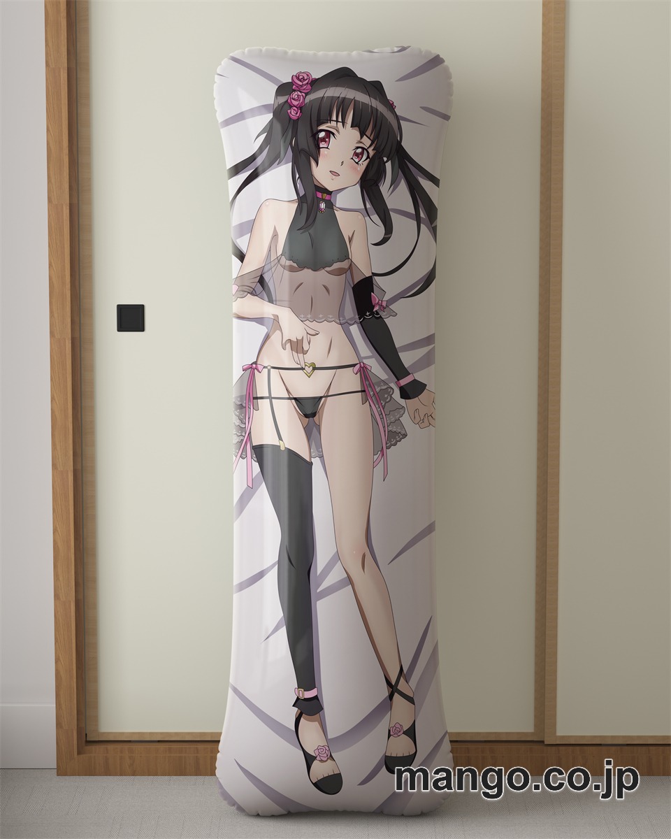 アニメ抱き枕カバー【戦姫絶唱シンフォギア】ブラックウエディングビキニ月読調大型クッションキャラクターグッズPVC製コレクション用