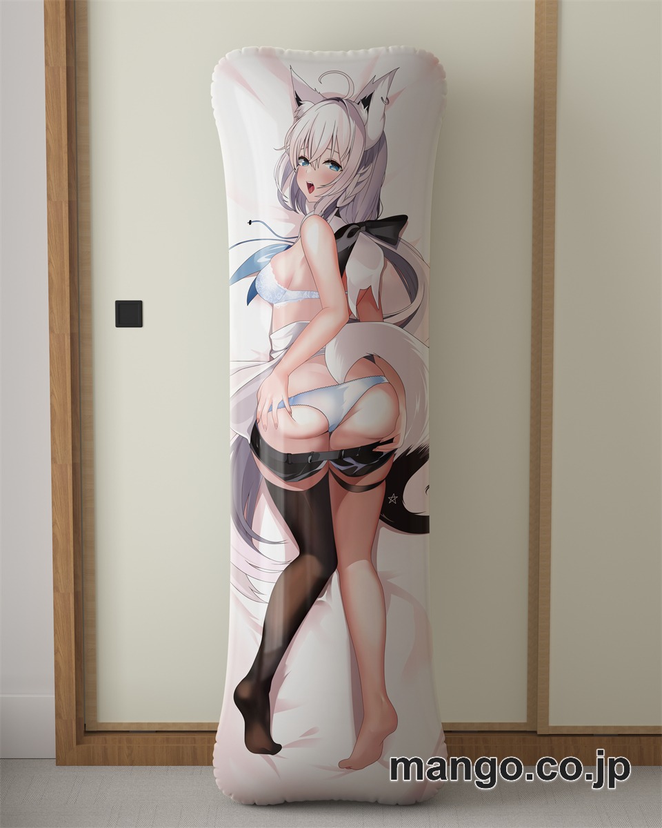 アニメ抱き枕カバー【バーチャルYoutuber】白上フブキ大型クッションキャラクターグッズPVC製コレクション用 2