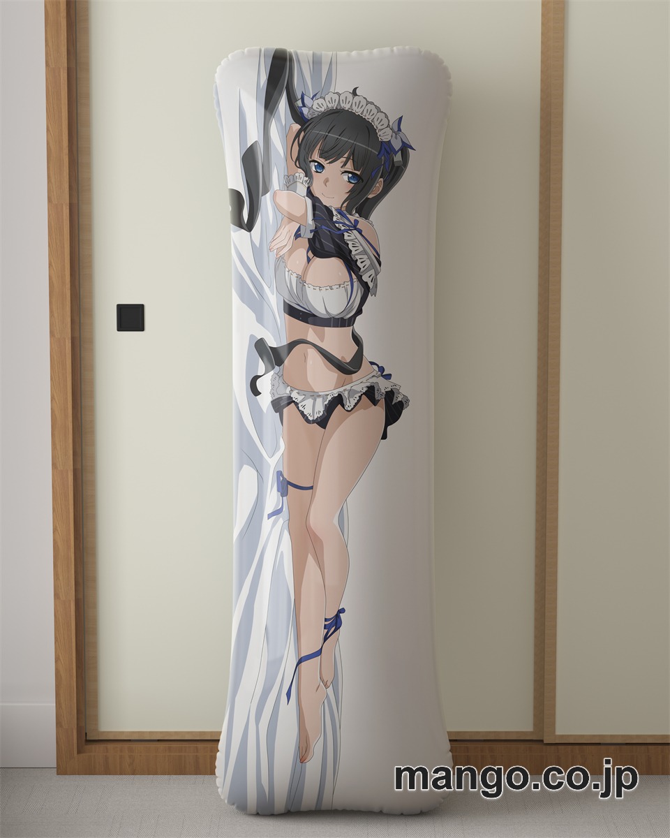 アニメ抱き枕カバー【ダンジョンに出会いを求めるのは間違っているだろうか】ヘスティア大型クッションキャラクターグッズPVC製コレクション用