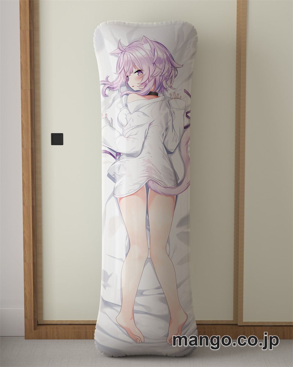 アニメ抱き枕カバー【バーチャルYoutuber】猫又おかゆ大型クッションキャラクターグッズPVC製コレクション用 2