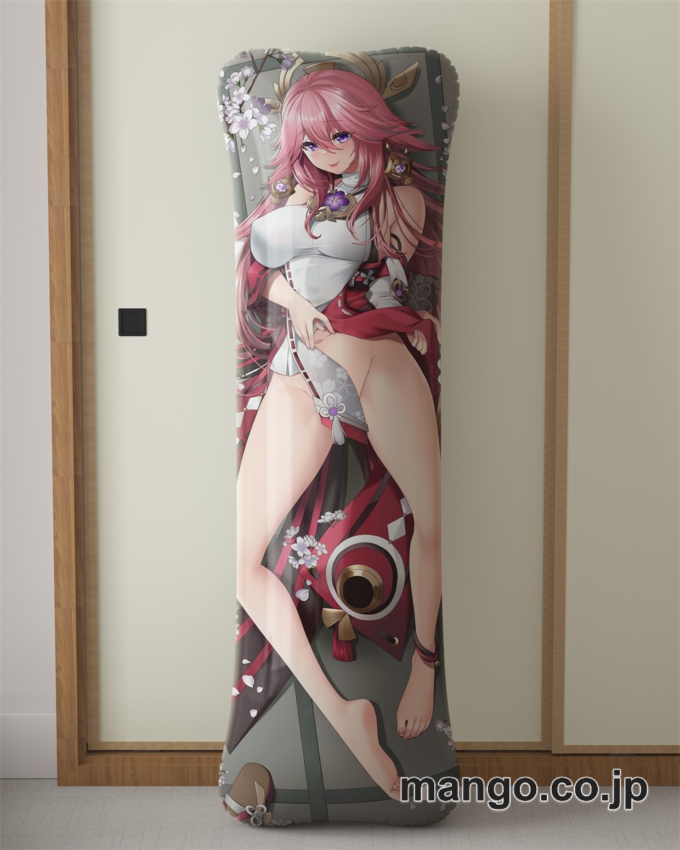 アニメ抱き枕カバー【原神】八重神子大型クッションキャラクターグッズPVC製コレクション用 2