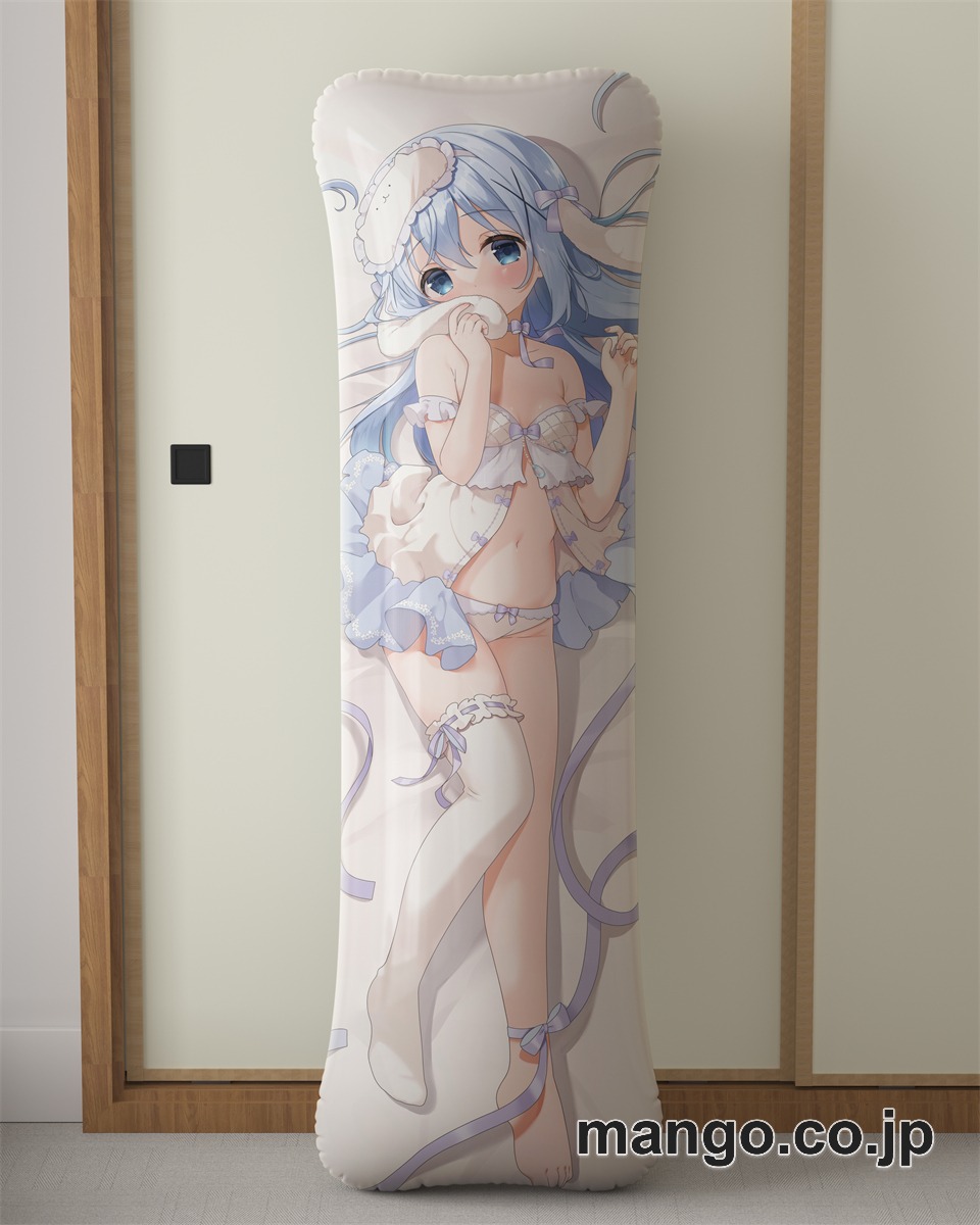 アニメ抱き枕カバー【ご注文はうさぎですか？】ふわふわチノちゃん大型クッションキャラクターグッズPVC製コレクション用