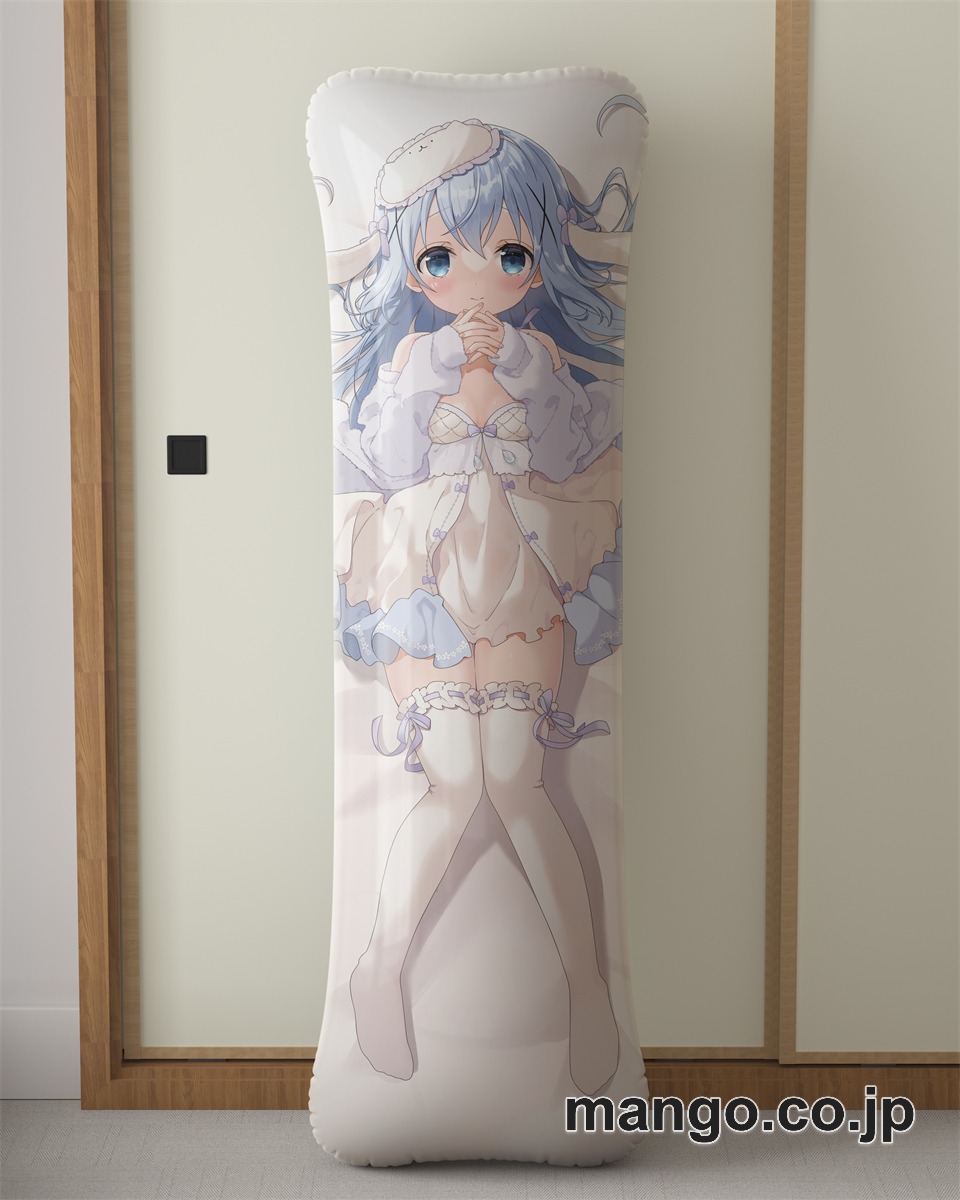 アニメ抱き枕カバー【ご注文はうさぎですか？】ふわふわチノちゃん大型クッションキャラクターグッズPVC製コレクション用 2