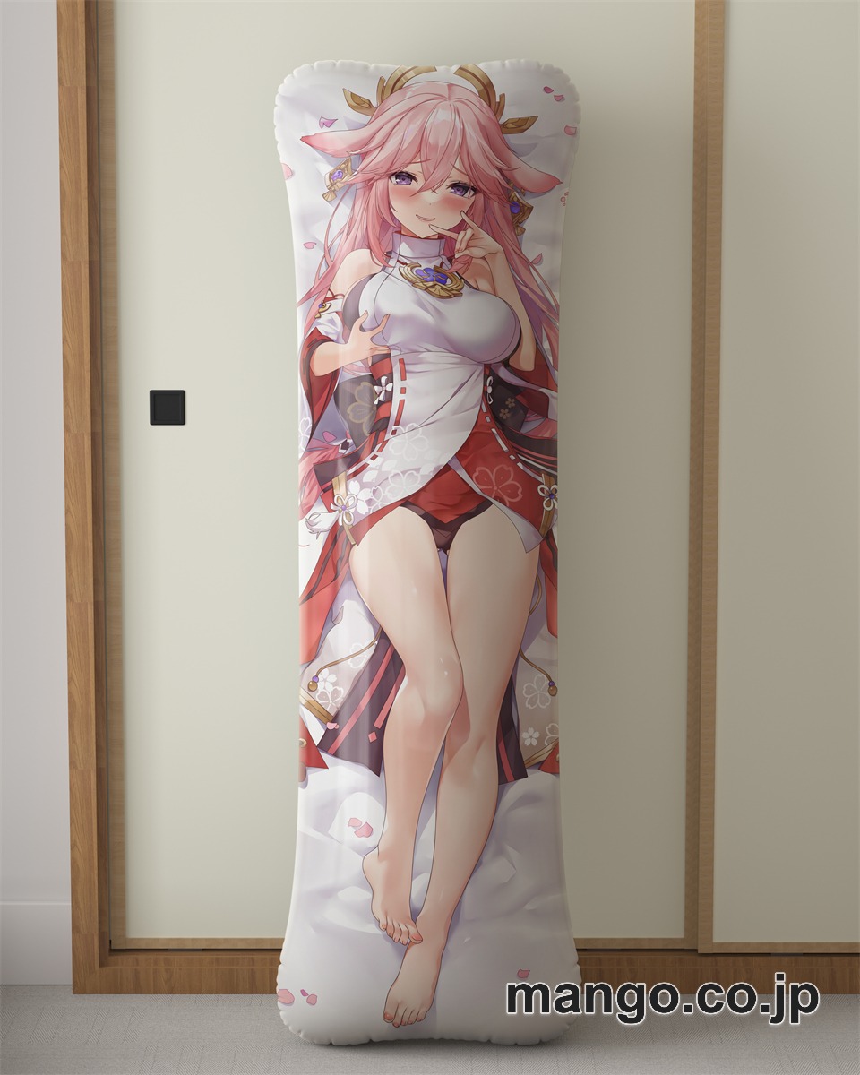 アニメ抱き枕カバー【原神】八重神子大型クッションキャラクターグッズPVC製コレクション用