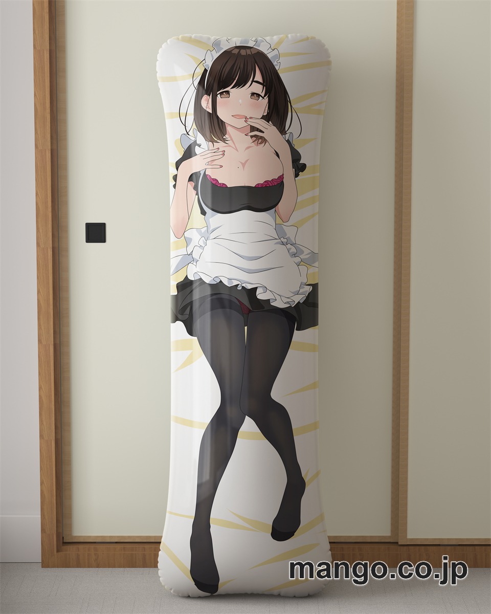 アニメ抱き枕カバー【がんばれ同期ちゃん】後輩ちゃん大型クッションキャラクターグッズPVC製コレクション用 2