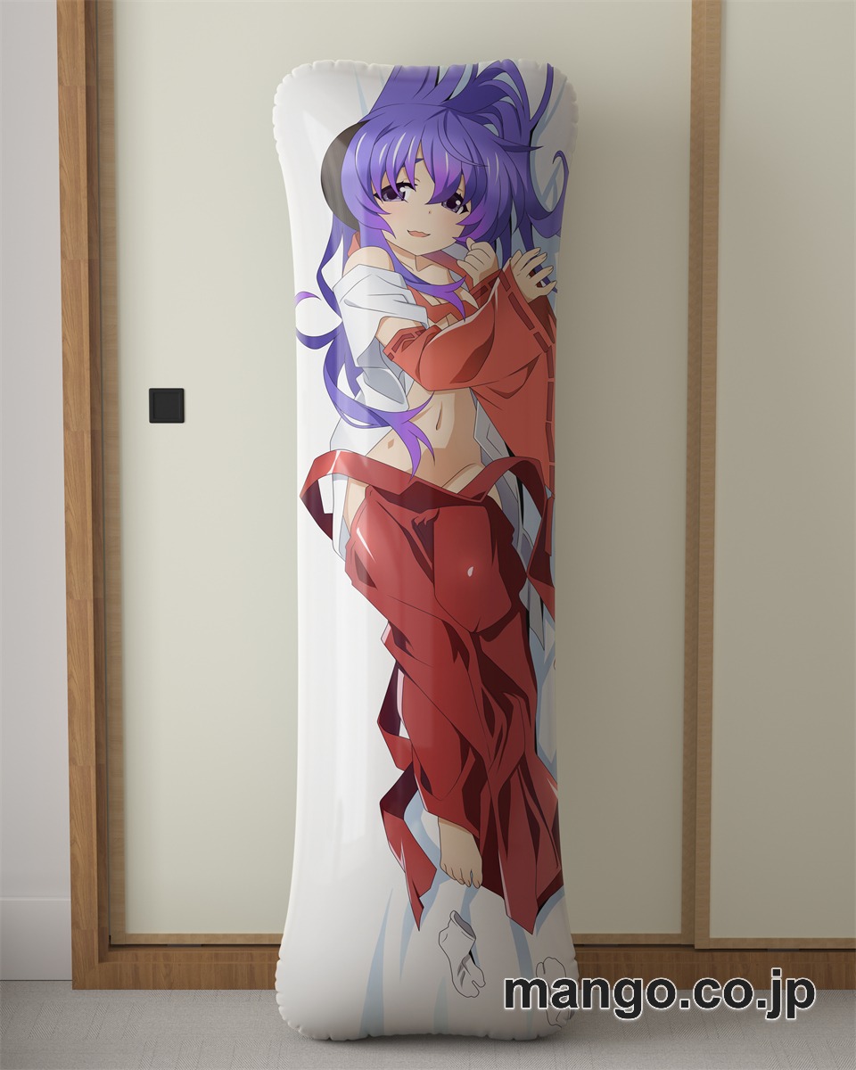 アニメ抱き枕カバー【ひぐらしのなく頃に】羽生巫女服Ver大型クッションキャラクターグッズPVC製コレクション用 2