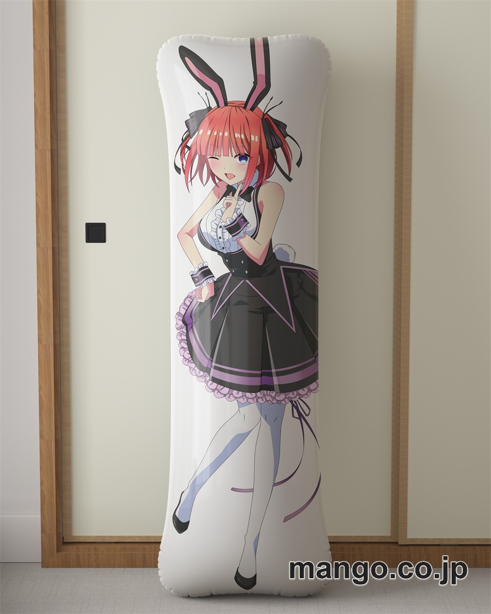 アニメ抱き枕カバー五等分の花嫁バニーガール中野二乃大型クッションキャラクターグッズPVC製コレクション用 2