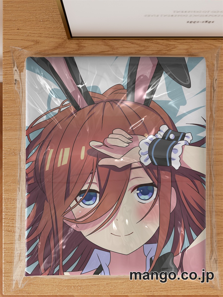 アニメ抱き枕カバー五等分の花嫁バニーガール中野三玖大型クッションキャラクターグッズPVC製コレクション用 3
