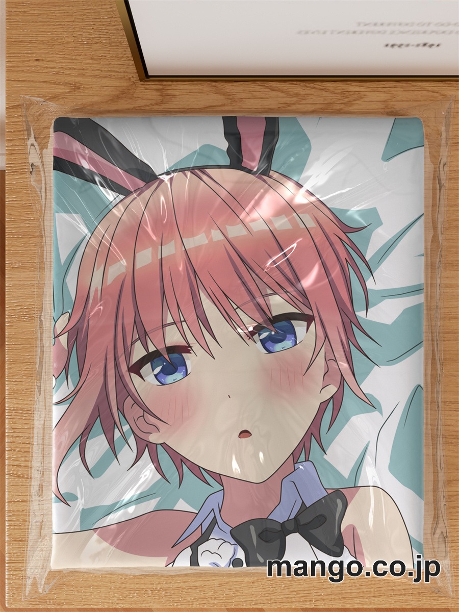 アニメ抱き枕カバー五等分の花嫁バニーガール中野一花大型クッションキャラクターグッズPVC製コレクション用 3