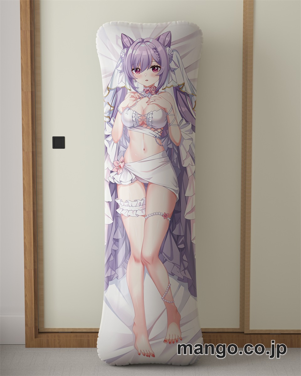 アニメ抱き枕カバー【原神】刻晴花嫁大型クッションキャラクターグッズPVC製コレクション用 2