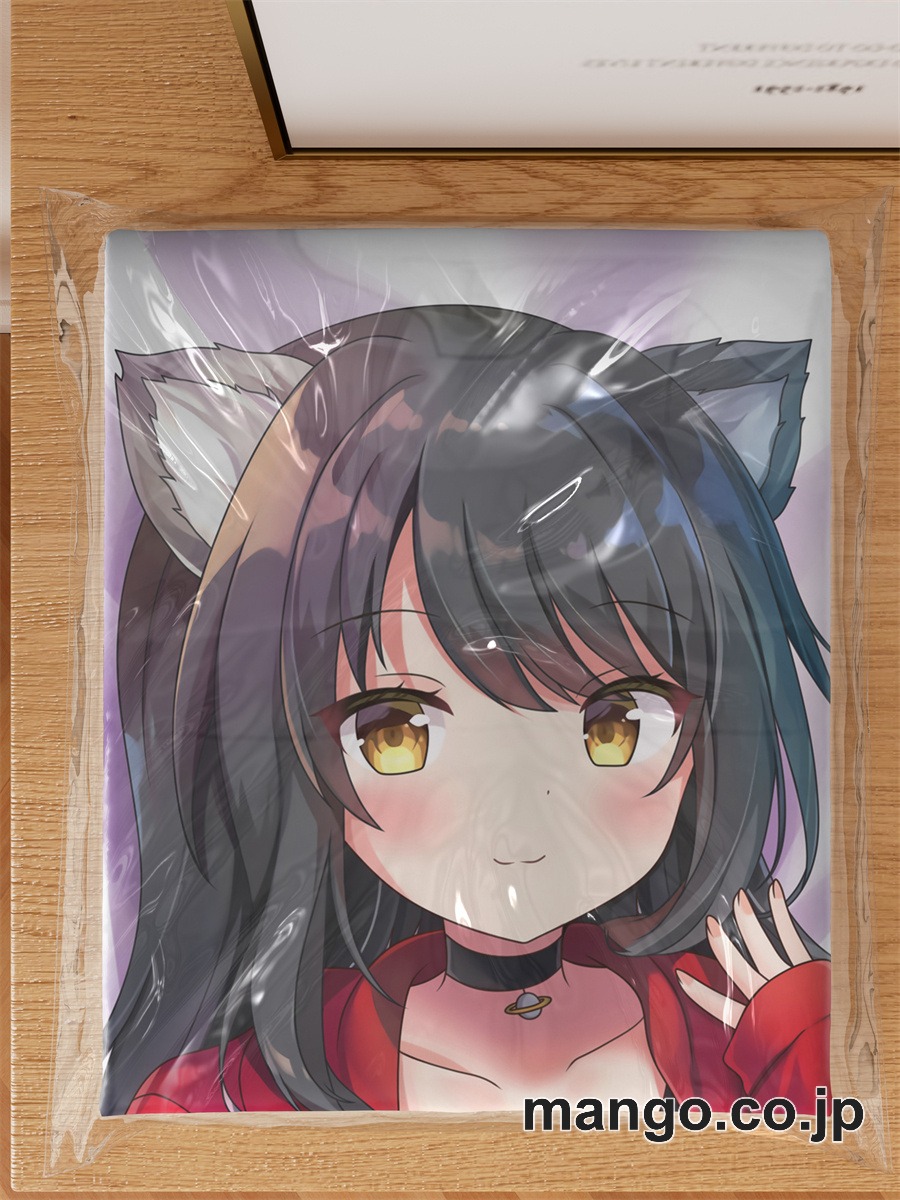 アニメ抱き枕カバー【オリジナル】もふもふオオカミちゃん大型クッションキャラクターグッズPVC製コレクション用 3
