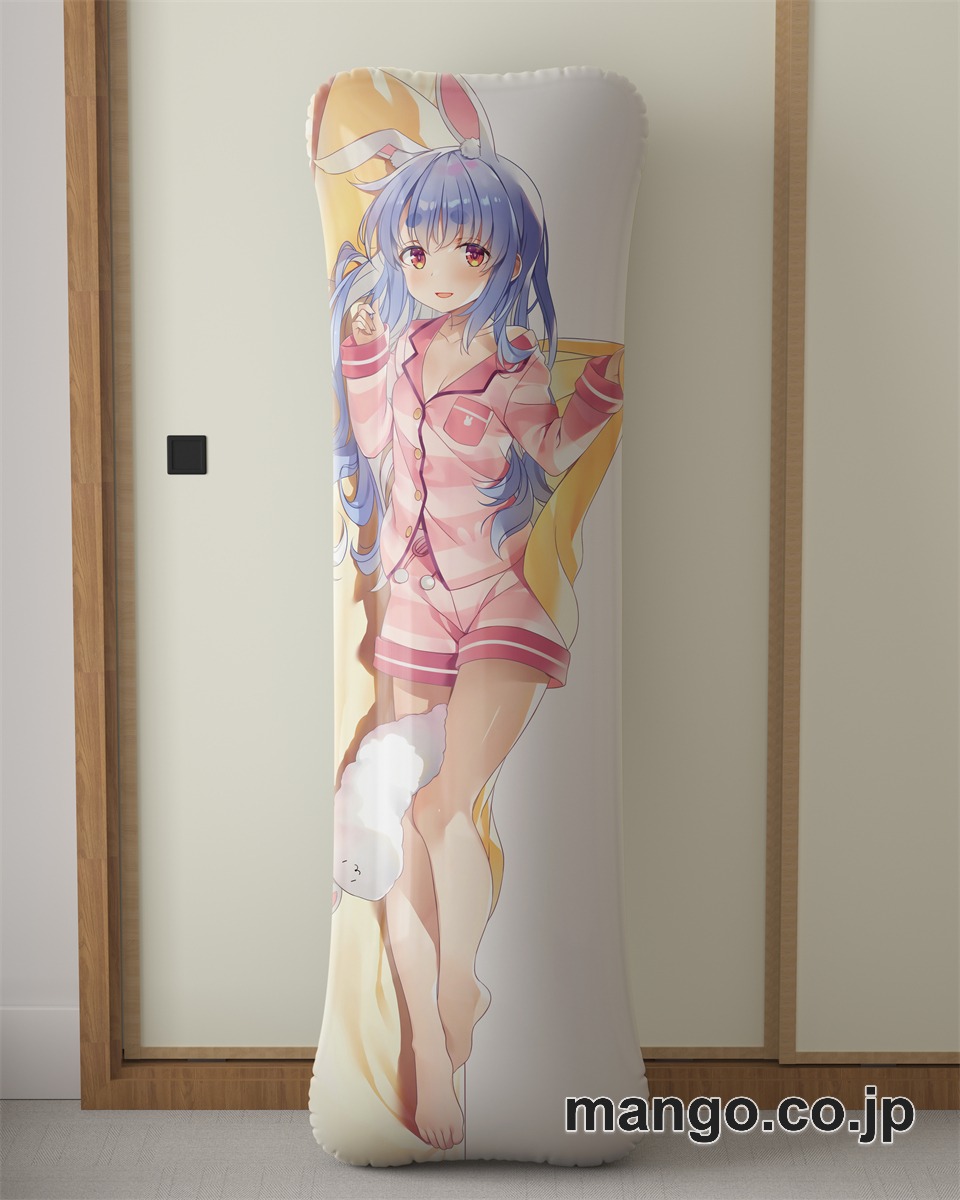 アニメ抱き枕カバー【バーチャルYoutuber】憂姫はぐれ先生描き下ろし兎田ぺこら大型クッションキャラクターグッズPVC製コレクション用 2