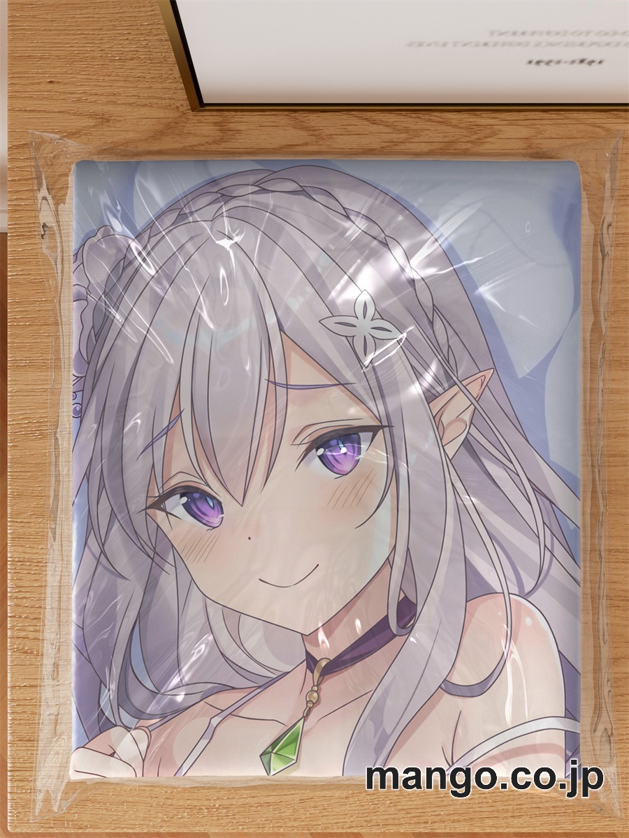 アニメ抱き枕カバー【Re：ゼロから始める異世界生活】エミリア大型クッションキャラクターグッズPVC製コレクション用 3