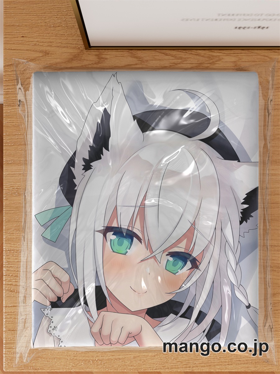 アニメ抱き枕カバーバーチャルYouTuber白上フブキ大型クッションキャラクターグッズPVC製コレクション用 3