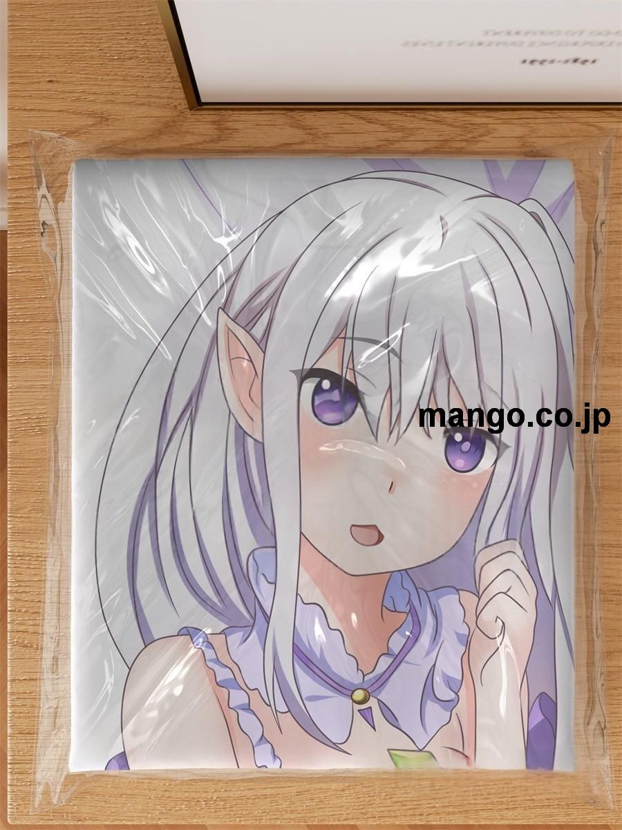 アニメ抱き枕カバーReゼロから始める異世界生活エミリア大型クッションキャラクターグッズPVC製コレクション用 3
