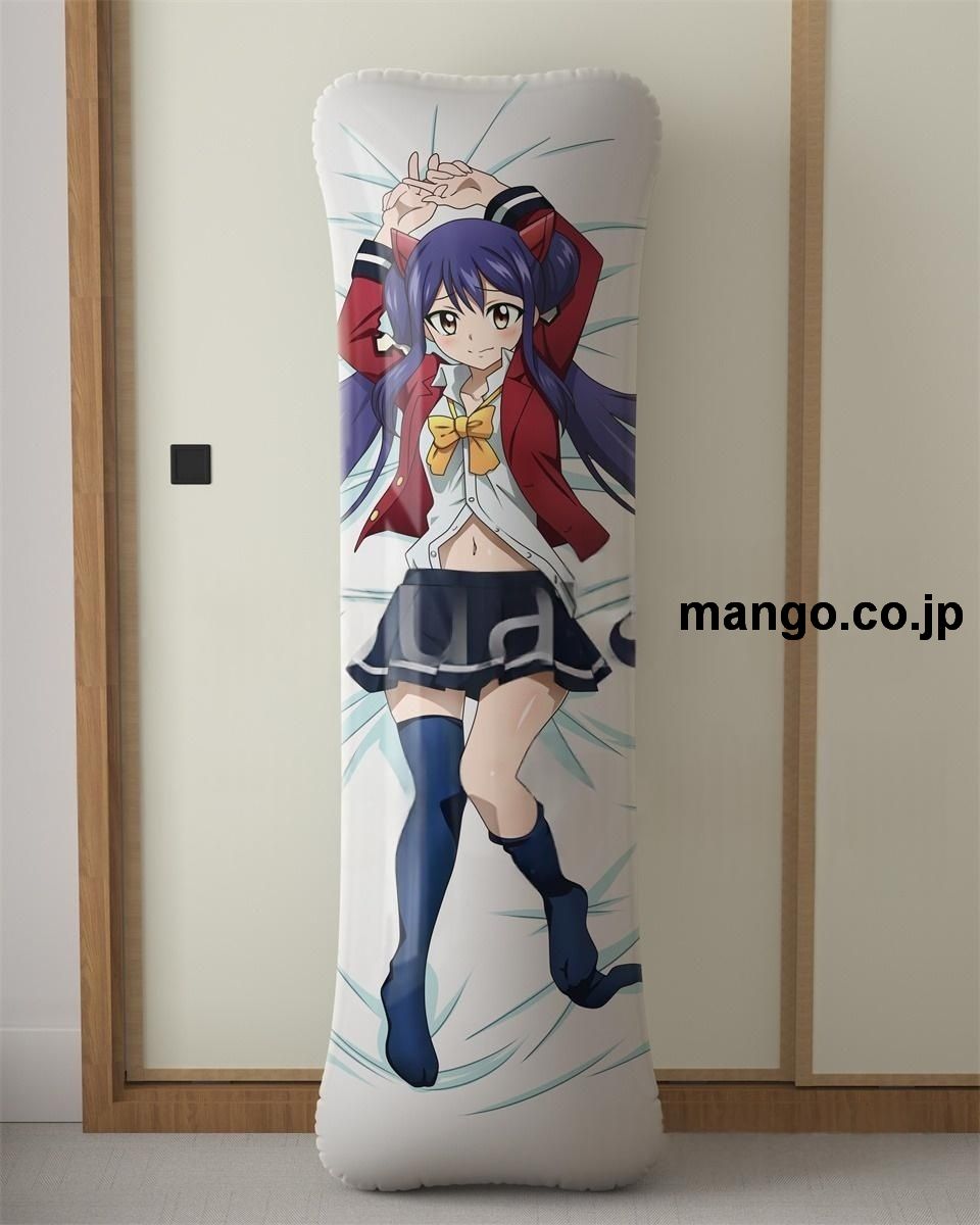 アニメ抱き枕カバー【FAIRYTAIL】ウェンディ大型クッションキャラクターグッズPVC製コレクション用
