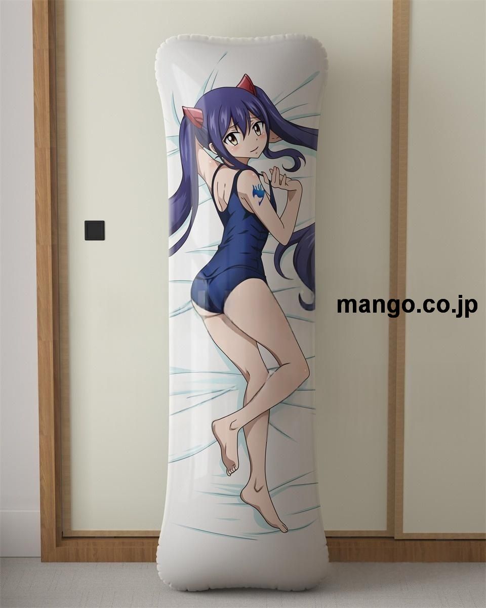 アニメ抱き枕カバー【FAIRYTAIL】ウェンディ大型クッションキャラクターグッズPVC製コレクション用 2