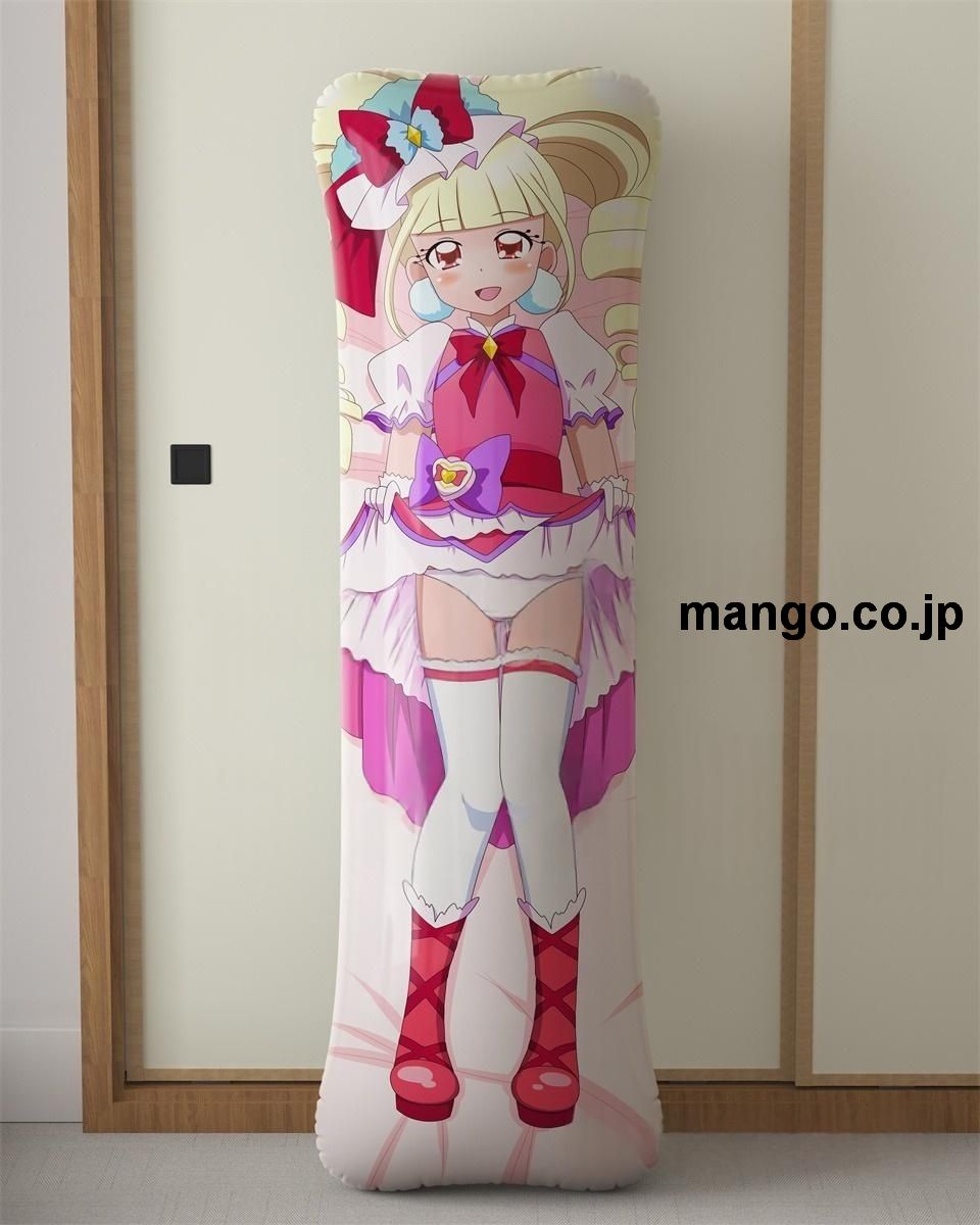 アニメ抱き枕カバー【HUGっと！プリキュア】えみるキュアマシェリ大型クッションキャラクターグッズPVC製コレクション用 2