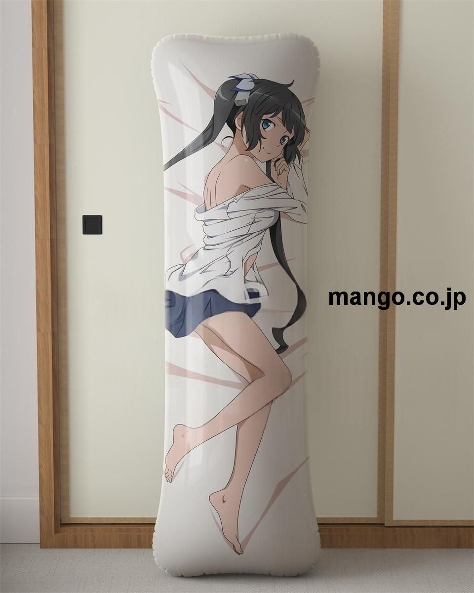 アニメ抱き枕カバー【ダンジョンに出会いを求めるのは間違っているだろうか】制服姿ヘスティア大型クッションキャラクターグッズPVC製コレクション用 2
