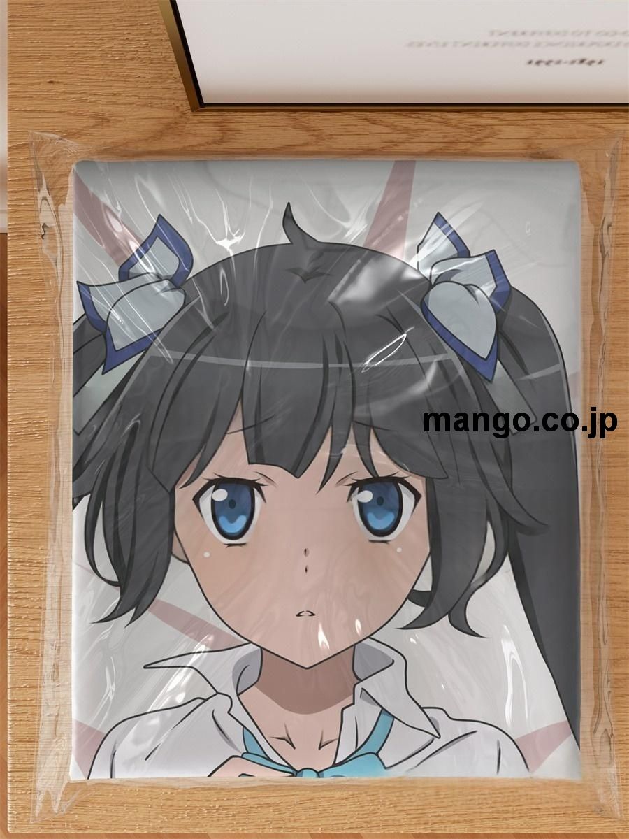 アニメ抱き枕カバー【ダンジョンに出会いを求めるのは間違っているだろうか】制服姿ヘスティア大型クッションキャラクターグッズPVC製コレクション用 3