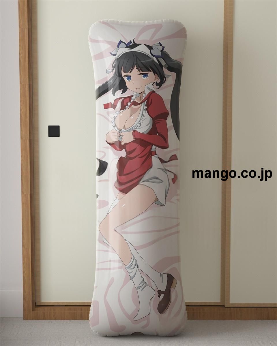 アニメ抱き枕カバー【ダンジョンに出会いを求めるのは間違っているだろうか】ヘスティア大型クッションキャラクターグッズPVC製コレクション用 2