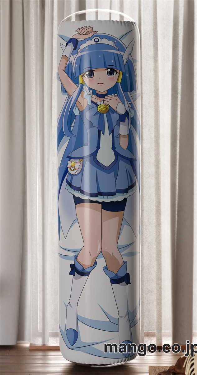 PVC 不倒翁 アニメ キャラクター バランスクッション【スマイルプリキュア！】青木れいかキュアビューティ PVC製 キャラクターグッズ コレクション用 2