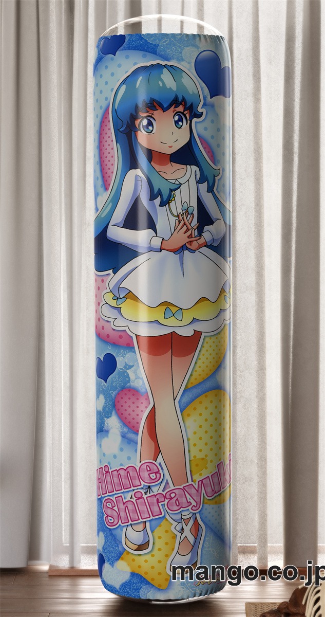 PVC 不倒翁 アニメ キャラクター バランスクッションハピネスチャージプリキュア！愛乃めぐみ&白雪ひめ PVC製 キャラクターグッズ コレクション用 2