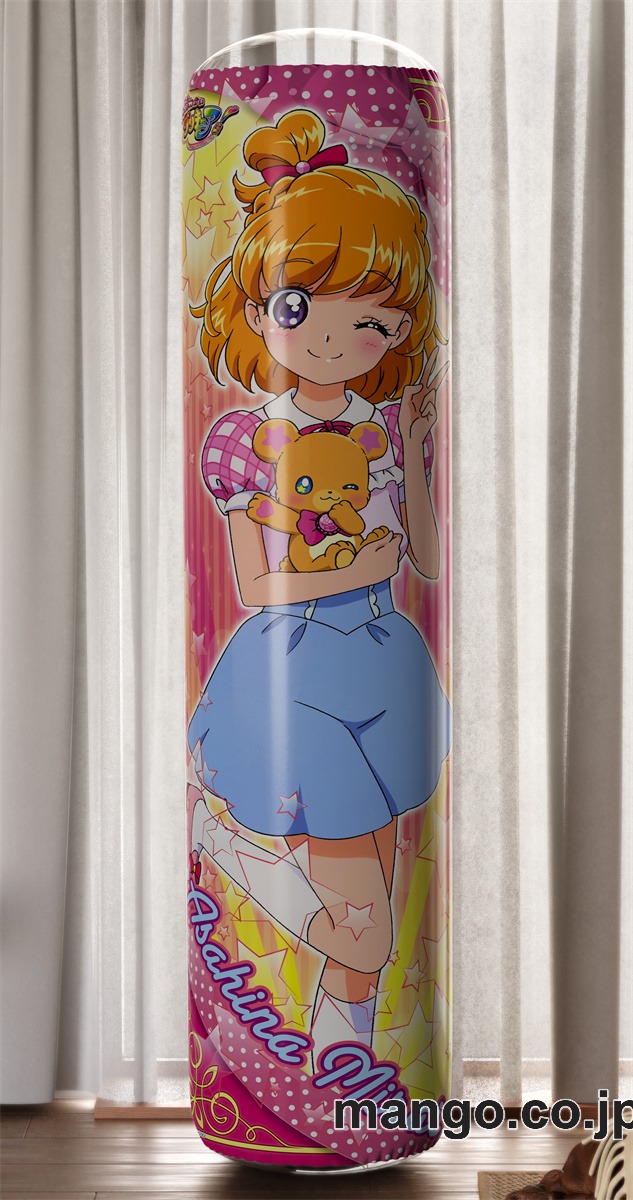 PVC 不倒翁 アニメ キャラクター バランスクッション魔法つかいプリキュア！朝日奈みらい PVC製 キャラクターグッズ コレクション用