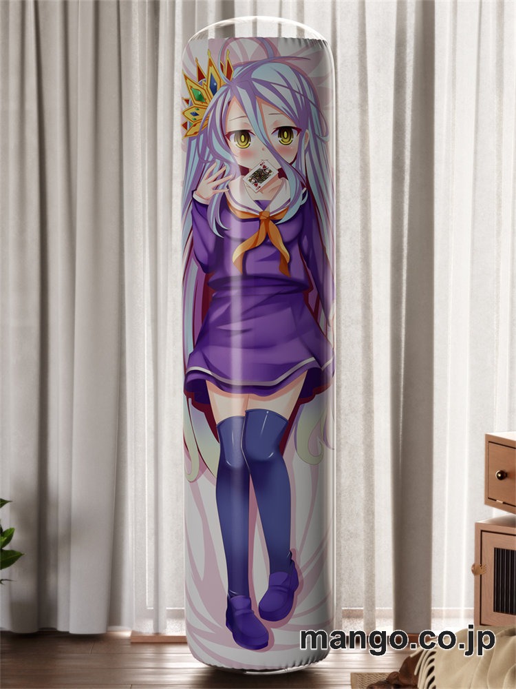 PVC 不倒翁 アニメ キャラクター バランスクッション【ノーゲーム・ノーライフ】しろ PVC製 キャラクターグッズ コレクション用