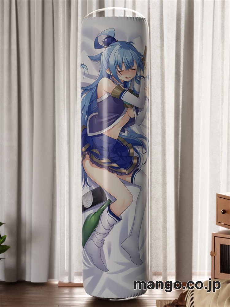 PVC 不倒翁 アニメ キャラクター バランスクッション【この素晴らしい世界に祝福を！】三嶋くろね描き下ろし「アクア」 PVC製 キャラクターグッズ コレクション用 2