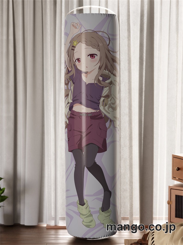 PVC 不倒翁 アニメ キャラクター バランスクッション【ヤマノススメ】青羽ここな PVC製 キャラクターグッズ コレクション用 2