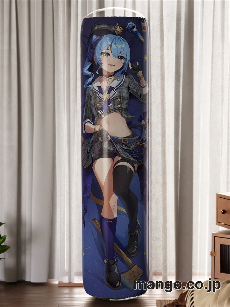 PVC 不倒翁 アニメ キャラクター バランスクッション【バーチャルYoutuber】星街すいせい PVC製 キャラクターグッズ コレクション用 2
