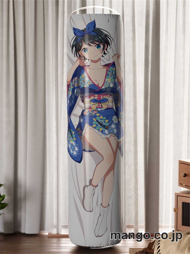 PVC 不倒翁 アニメ キャラクター バランスクッション【彼女、お借りします】更科瑠夏 PVC製 キャラクターグッズ コレクション用