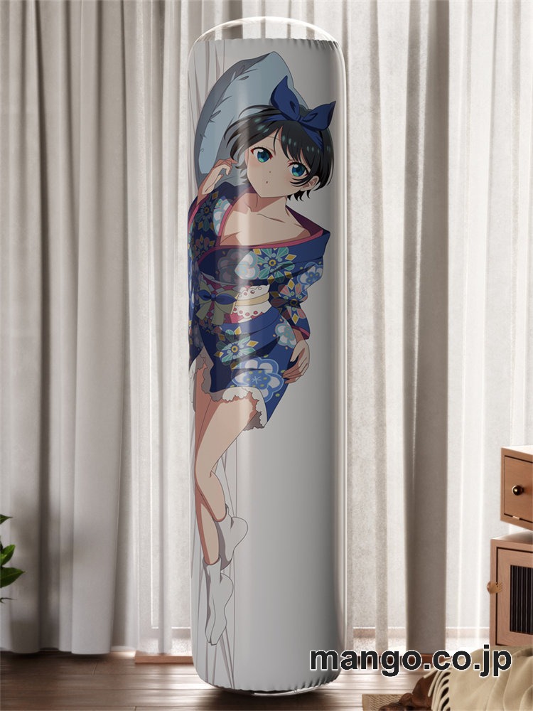 PVC 不倒翁 アニメ キャラクター バランスクッション【彼女、お借りします】更科瑠夏 PVC製 キャラクターグッズ コレクション用 2
