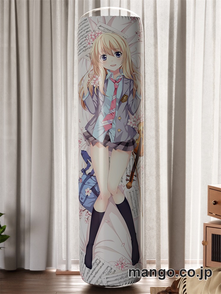 PVC 不倒翁 アニメ キャラクター バランスクッション【四月は君の嘘】宮園 かをり PVC製 キャラクターグッズ コレクション用