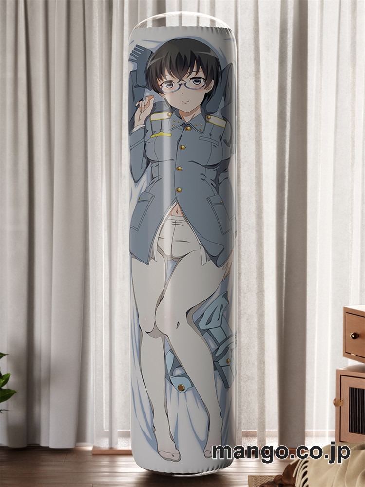 PVC 不倒翁 アニメ キャラクター バランスクッションルーッカネン少佐 PVC製 キャラクターグッズ コレクション用