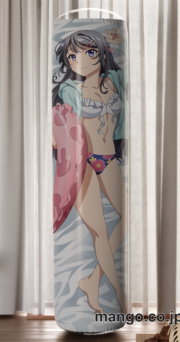 PVC 不倒翁 アニメ キャラクター バランスクッション【青春ブタ野郎はバニーガール先輩の夢を見ない】桜島麻衣 PVC製 キャラクターグッズ コレクション用