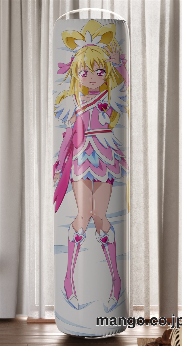 PVC 不倒翁 アニメ キャラクター バランスクッション【ドキドキ！プリキュア】相田マナキュアハート PVC製 キャラクターグッズ コレクション用 2