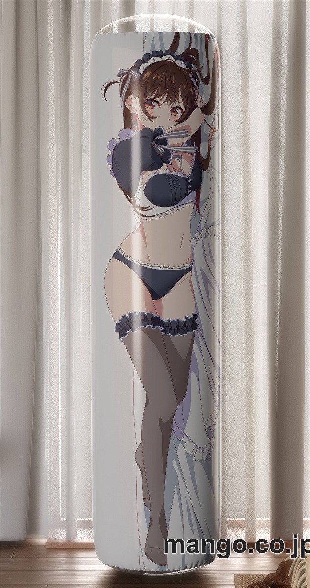 PVC 不倒翁 アニメ キャラクター バランスクッション【彼女、お借りします】水原千鶴 PVC製 キャラクターグッズ コレクション用 2