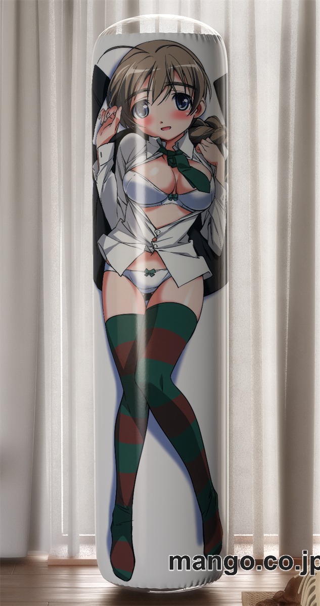 PVC 不倒翁 アニメ キャラクター バランスクッション【ストライクウィッチーズ】リネット・ビショップ PVC製 キャラクターグッズ コレクション用