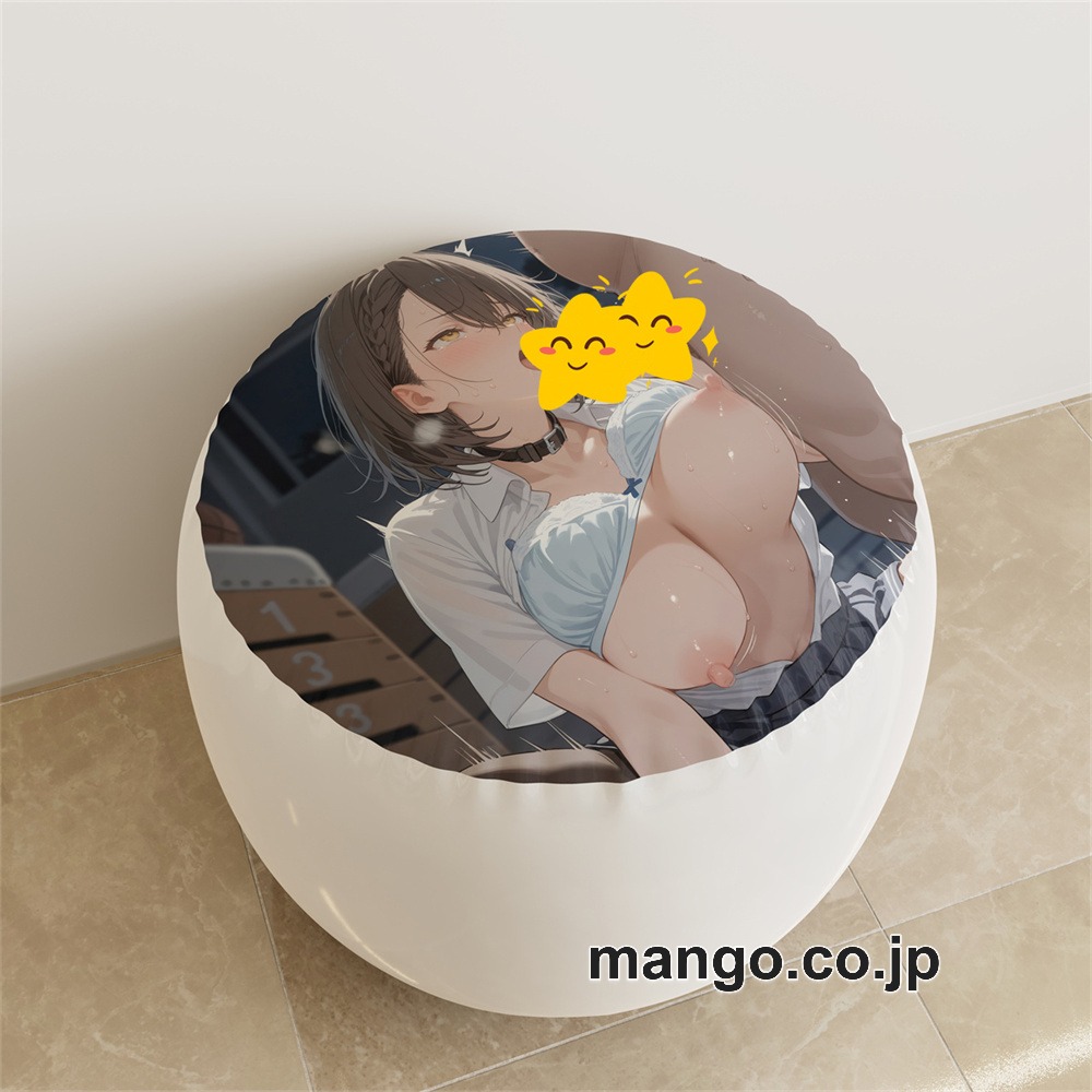【紳士向け】PVC ラウンドスツール アニメ キャラクター【アズールレーン】ボルチモアpvcスツールPVC製 キャラクターグッズ コレクション用 1