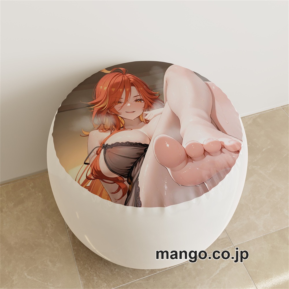 【紳士向け】PVC ラウンドスツール アニメ キャラクター【原神】マーヴィカpvcスツールPVC製 キャラクターグッズ コレクション用 2