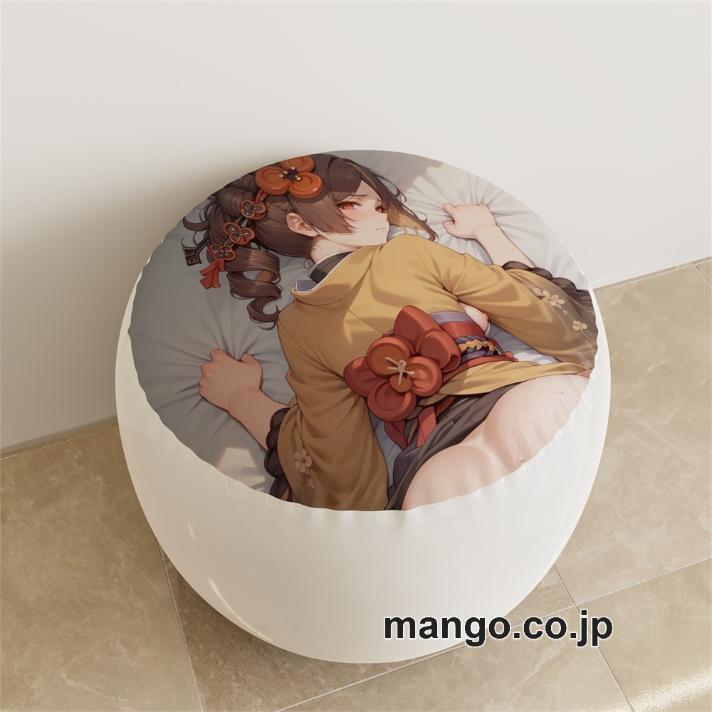 【紳士向け】PVC ラウンドスツール アニメ キャラクター【原神】千織pvcスツールPVC製 キャラクターグッズ コレクション用 2