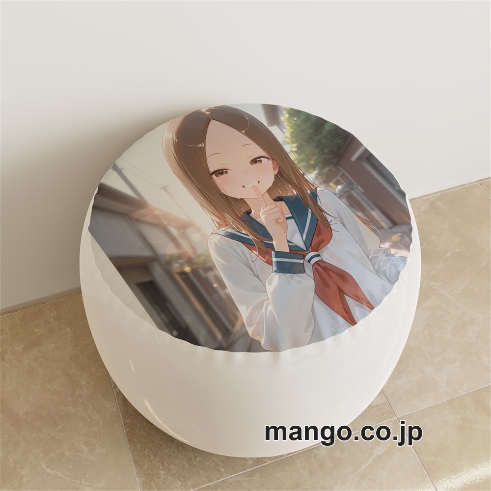 【紳士向け】PVC ラウンドスツール アニメ キャラクター【からかい上手の高木さん】高木さんpvcスツールPVC製 キャラクターグッズ コレクション用 2